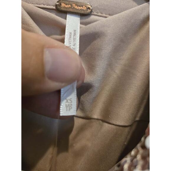 Free People Sophie Sequin Mini Dress Gold Long Sleeve Party Size XS - Picture 11 of 15